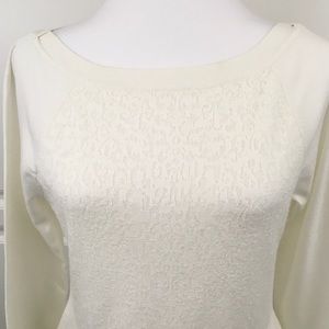 White House Black Market Peplum Pullover